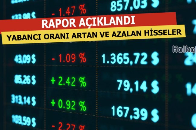Yabancı Oranı Artan Ve Azalan Hisseler