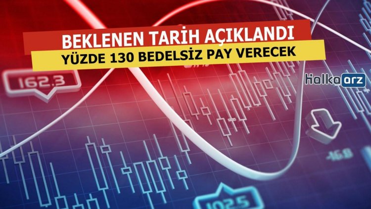 Yüzde 130 Bedelsiz Pay Tarihi Açıklandı