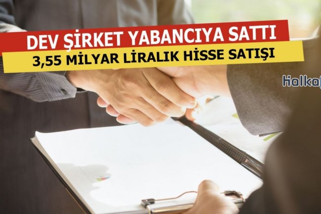 Patrondan 3,55 Milyar Liralık Yabancıya Hisse Satışı
