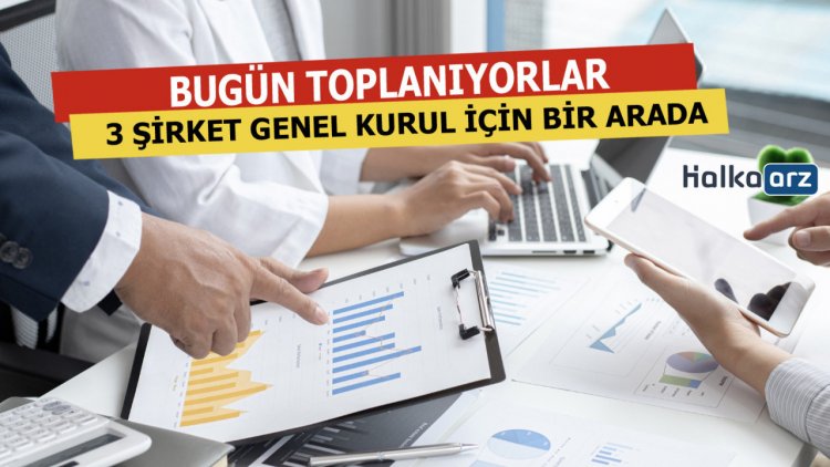 Bugün 3 Şirket Toplanıyor