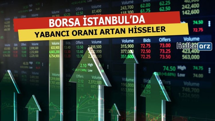 Yabancı Oranı Sürekli Artan Hisseler