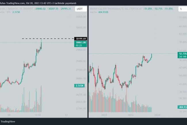 Bitcoin (BTC) 30 Bin Doları Aştı! Altcoin’ler Ralli İçin Neyi Bekliyor?