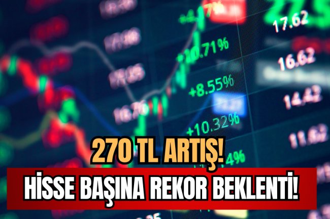 Hisse Başına ''270 TL''Lik Artış Bekleniyor!
