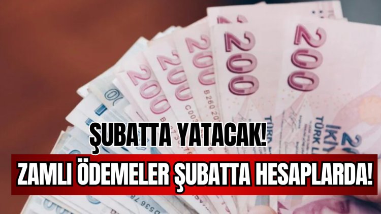 Zamlı Ödemeler Şubatta Hesaplara Yatacak!