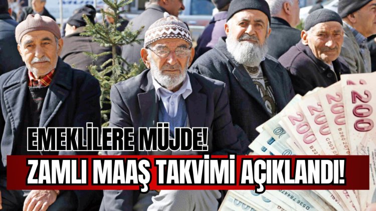 Emeklilerin Zamlı Maaşları Açıklandı! Bu Tarihlerde Ödeme Yapılacak